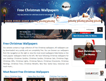 Tablet Screenshot of freechristmaswallpapers.net